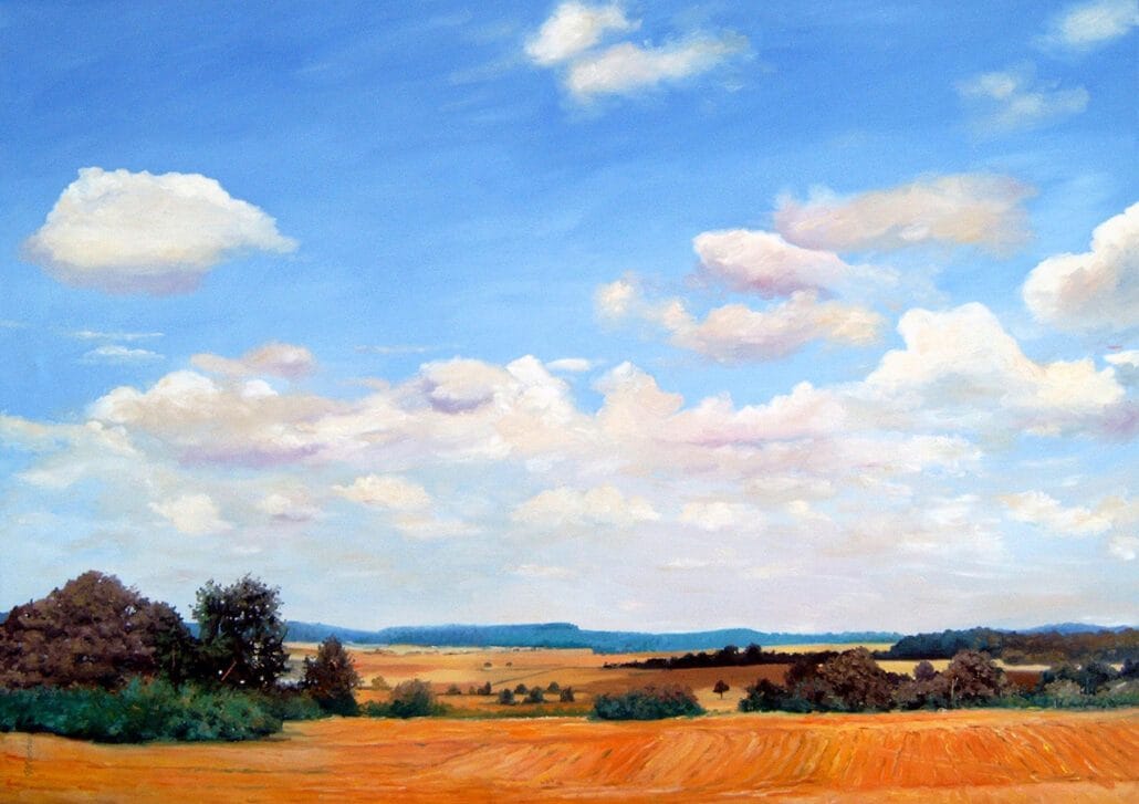 WVZ 1637 100 140 Estival après midi, Öl auf Leinwand 100 x 140 cm (verkauft)