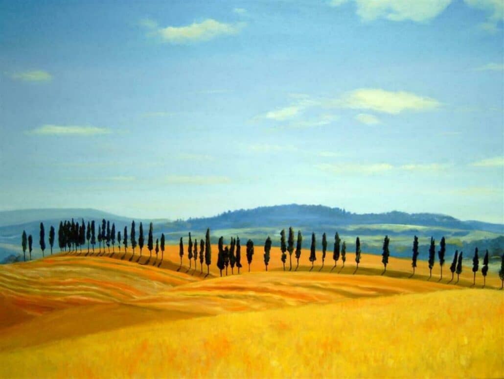 WVZ 1838 90 120 Die Harfe des Windes IV,Öl auf Leinwand 90 x 120 cm (verkauft)