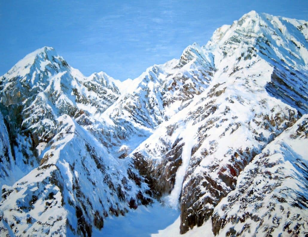 WVZ 1760 100 130 Grimmig-Massiv, Öl auf Leinwand 100 x 130 cm (verkauft)