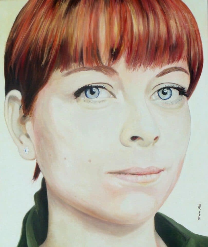 Es ist alles eitel ... WVZ 1898 100 90, Saphir von Martin Eller, Tempera auf Leinwand 100 x 90 cm (ausgestellt)